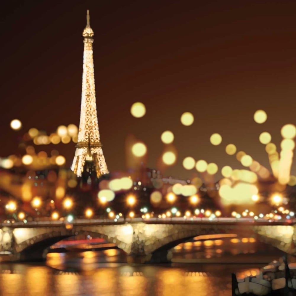 City Lights-Paris Poster Print by Kate Carrigan-VARPDXKC7083 Image 1