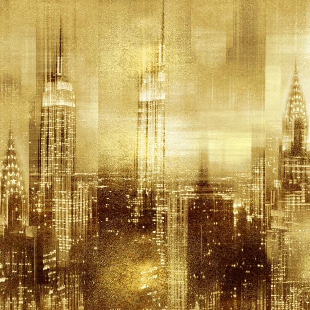 NYC - Reflections in Gold II Poster Print by Kate Carrigan-VARPDXKC112671DG Image 1