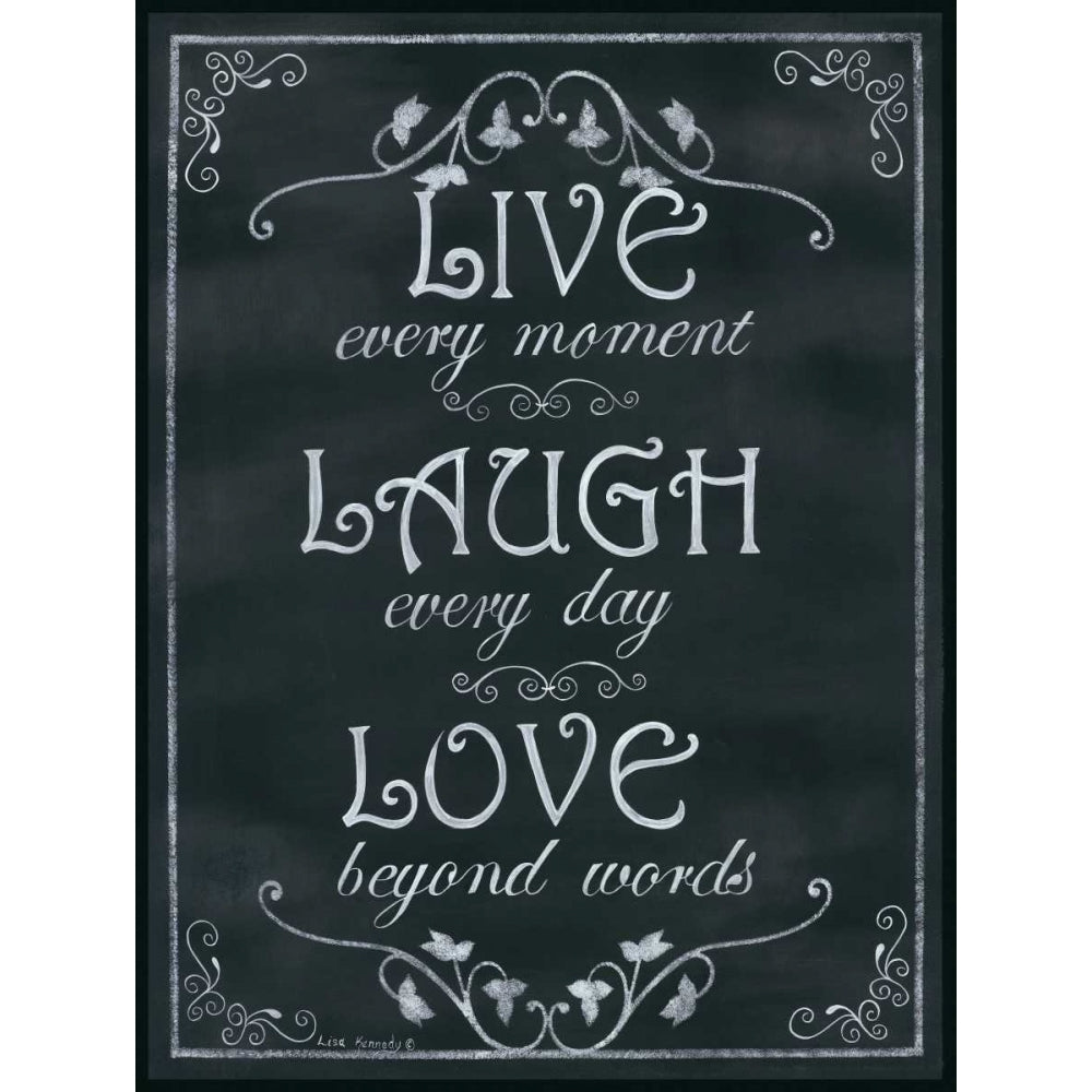 Live Every Moment Poster Print by Lisa Kennedy-VARPDXKEN854 Image 1