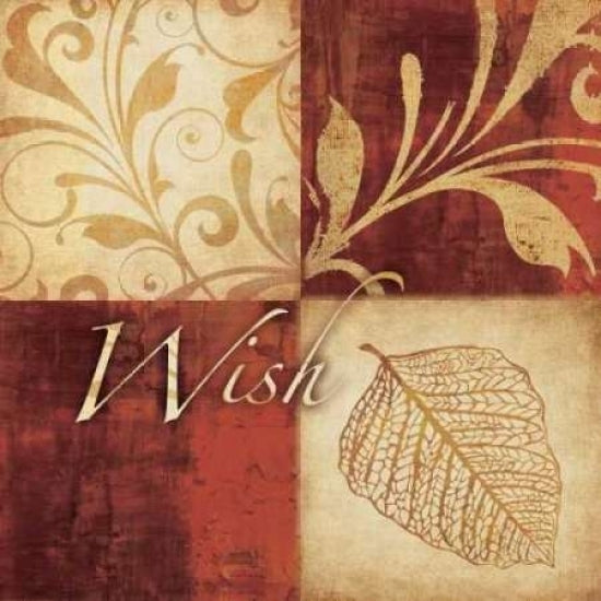 Red and Gold Wish I Poster Print by Kristin Emery-VARPDXKESQ025F1i Image 1