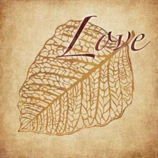 Red and Gold Love Poster Print by Kristin Emery-VARPDXKESQ025C5 Image 2