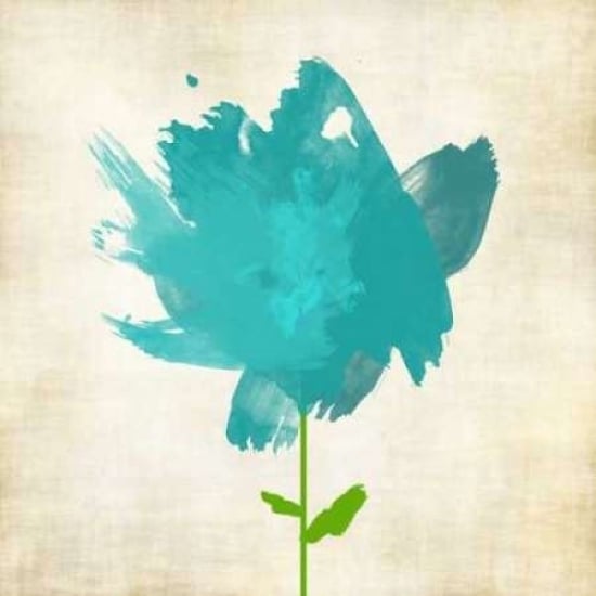 Brush Stroke Flowers Blue I Poster Print by Kristin Emery-VARPDXKESQ072B Image 1