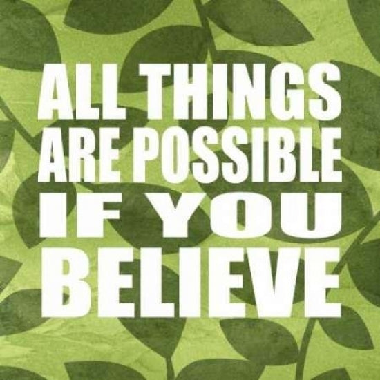 All Things Are Possible Poster Print by Kristin Emery-VARPDXKESQ096A Image 1