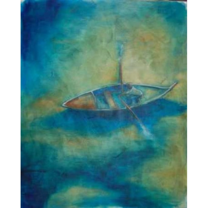 Boat from Above Poster Print by Kate Hoffman-VARPDXKHA1003 Image 1