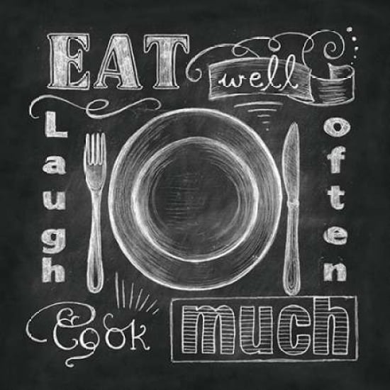 Kitchen Chalk I Poster Print by Donna Knold-VARPDXKLD063 Image 1