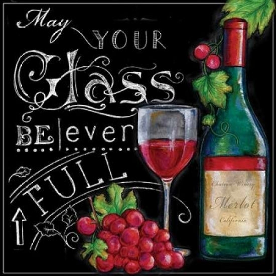 Wine Toasts I Poster Print by Donna Knold-VARPDXKLD067 Image 2