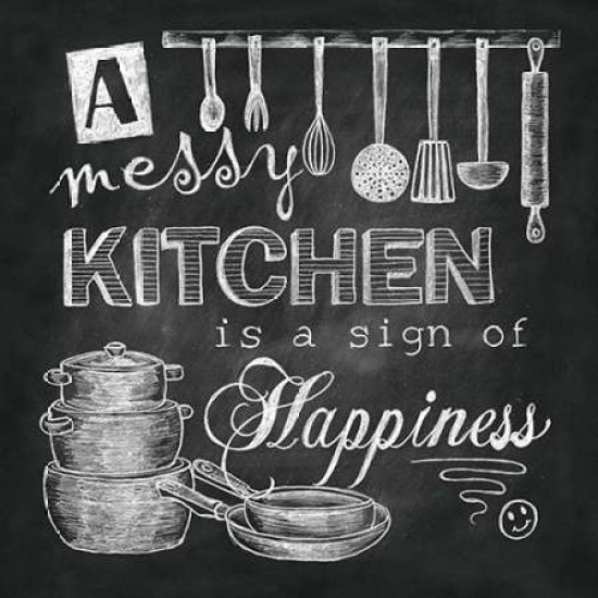 Kitchen Chalk IV Poster Print by Donna Knold-VARPDXKLD066 Image 1