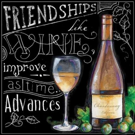 Wine Toasts II Poster Print by Donna Knold-VARPDXKLD068 Image 2