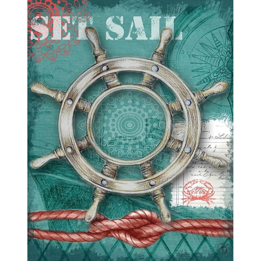 Nautical Wheel Poster Print by Onna K-VARPDXKLD074 Image 1