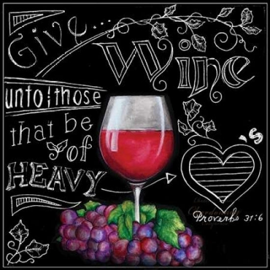 Wine Toasts IV Poster Print by Donna Knold-VARPDXKLD070 Image 1