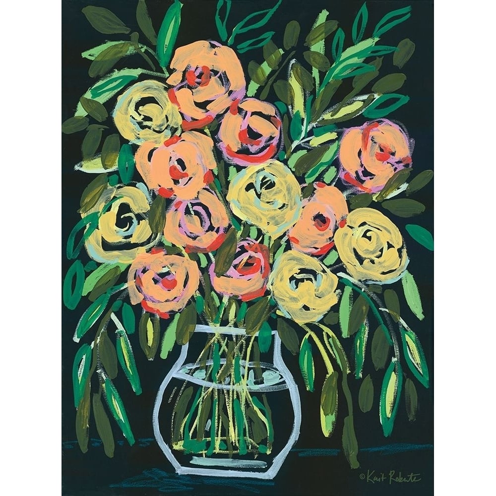 Blooming at Night Poster Print by Kait Roberts-VARPDXKR463 Image 1