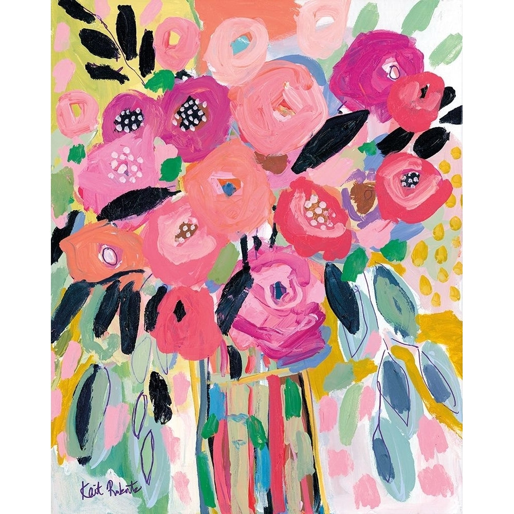 Flowers on are Multi-Vitamin Poster Print by Kait Roberts-VARPDXKR524 Image 1