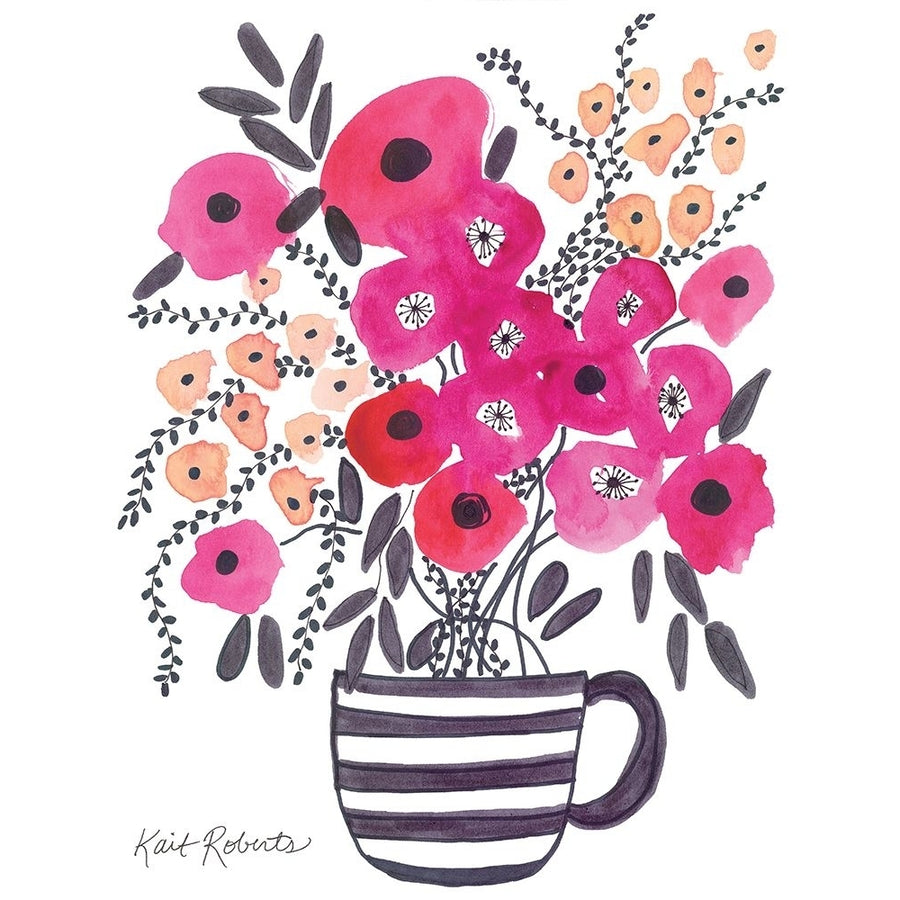 Morning Cup of Blooms Poster Print - Kait Roberts-VARPDXKR761 Image 1