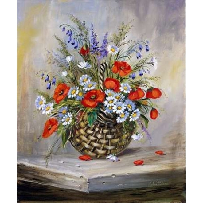 Blooming basket Poster Print by Katharina Schottler-VARPDXKS071 Image 2