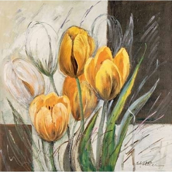 Yellow Tulips Poster Print by Katharina Schottler-VARPDXKS082 Image 1