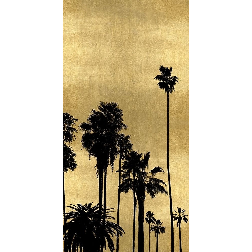 Palm Silhouette on Gold III Poster Print by Kate Bennett-VARPDXKTB115126 Image 1