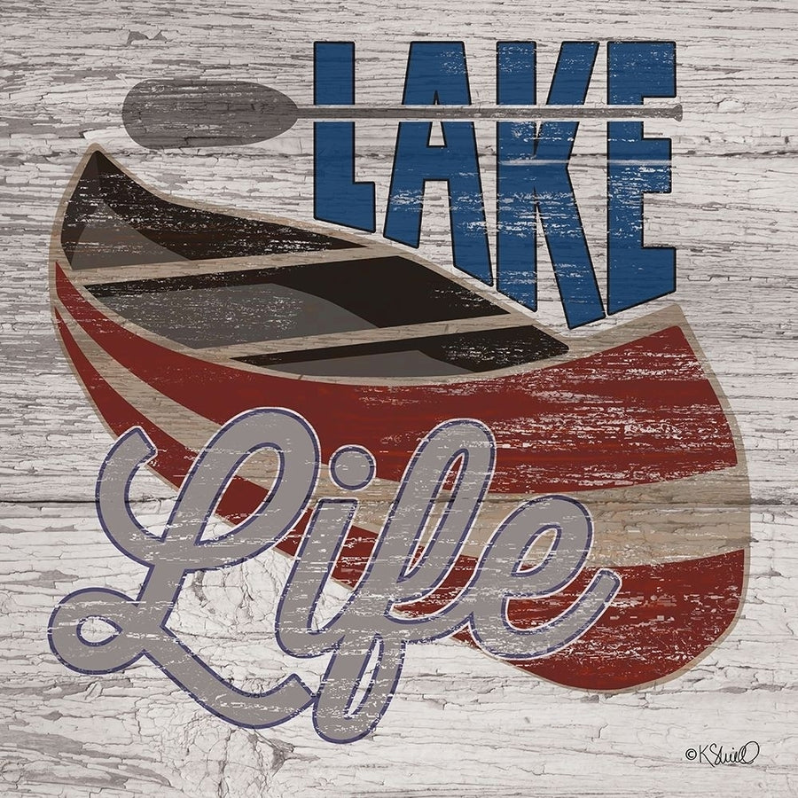 Lafe Life Canoe Poster Print by Kate Sherrill-VARPDXKS138 Image 1