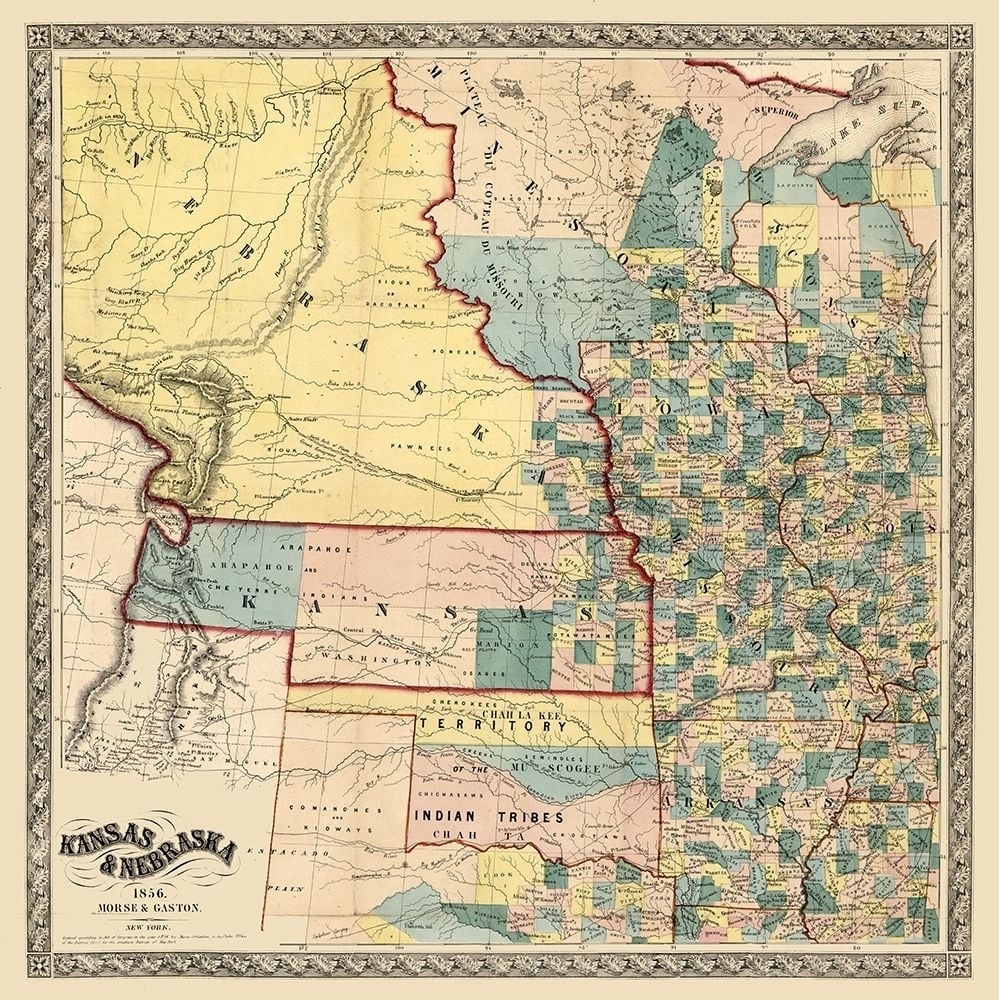 Kansas Nebraska - Gaston 1856 by Gaston-VARPDXKSKN0001 Image 1