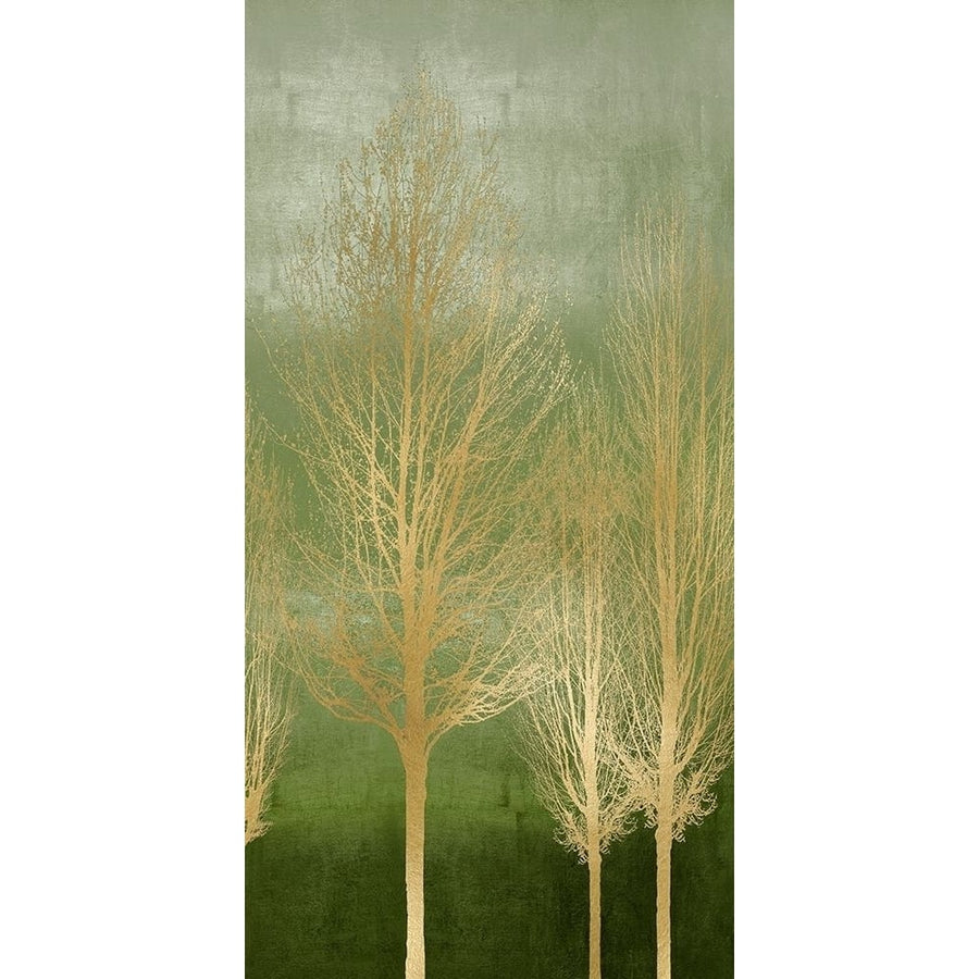 Gold Trees on Green Panel II by Kate Bennett-VARPDXKTB117763 Image 1