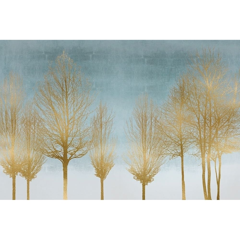 Gold Forest on Aqua by Kate Bennett-VARPDXKTB117775 Image 1