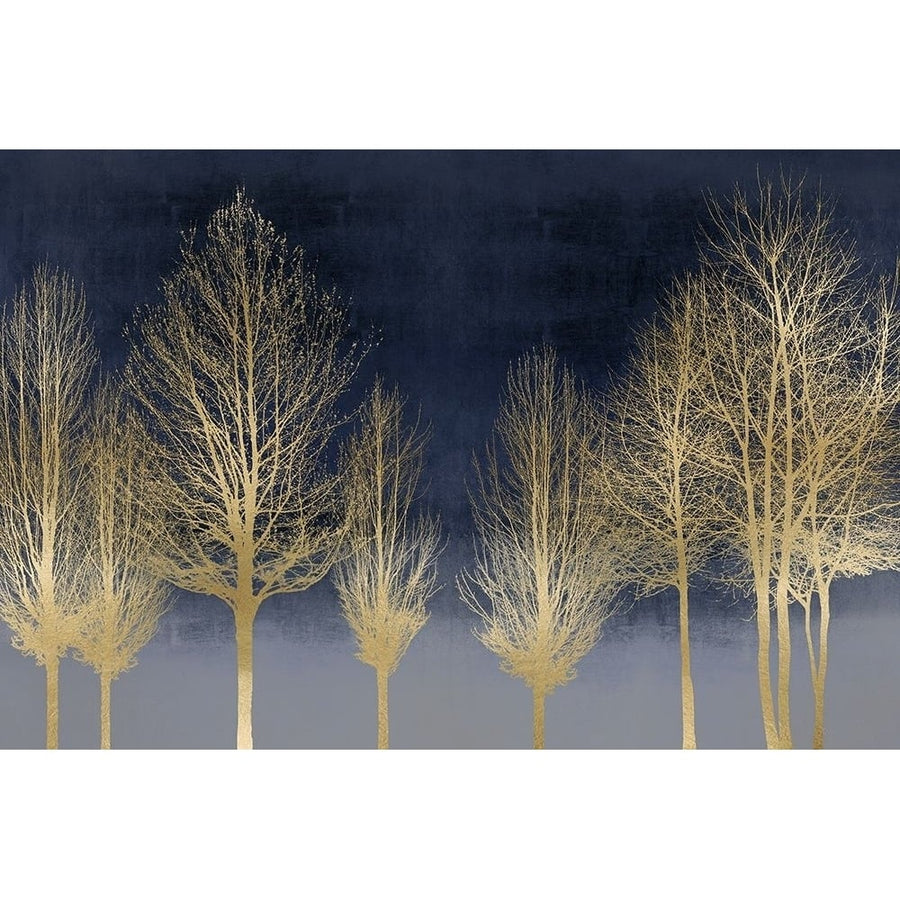 Gold Forest on Blue by Kate Bennett-VARPDXKTB117776 Image 1