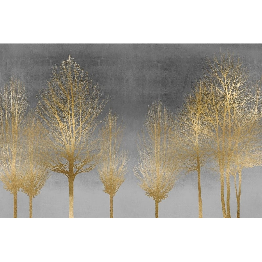 Gold Forest on Gray by Kate Bennett-VARPDXKTB117782 Image 1