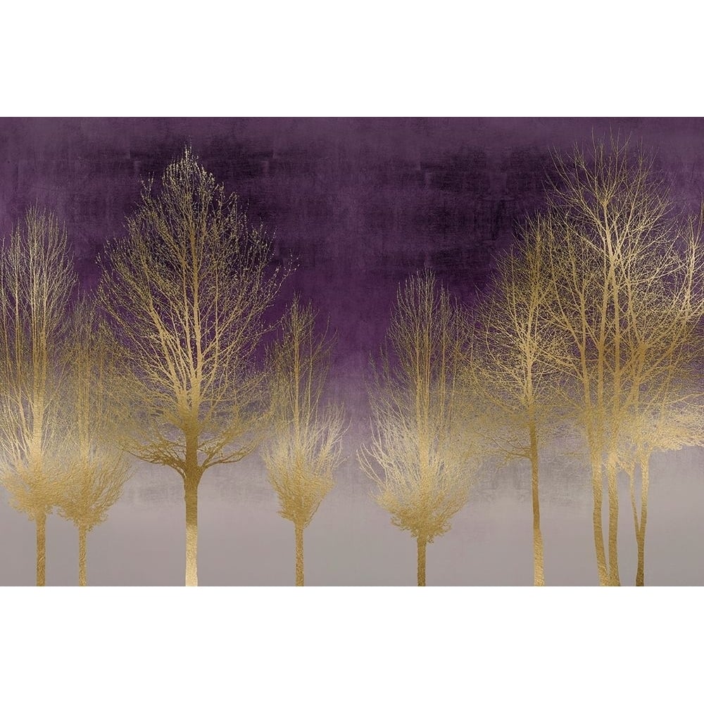 Gold Forest on Purple by Kate Bennett-VARPDXKTB117802 Image 1