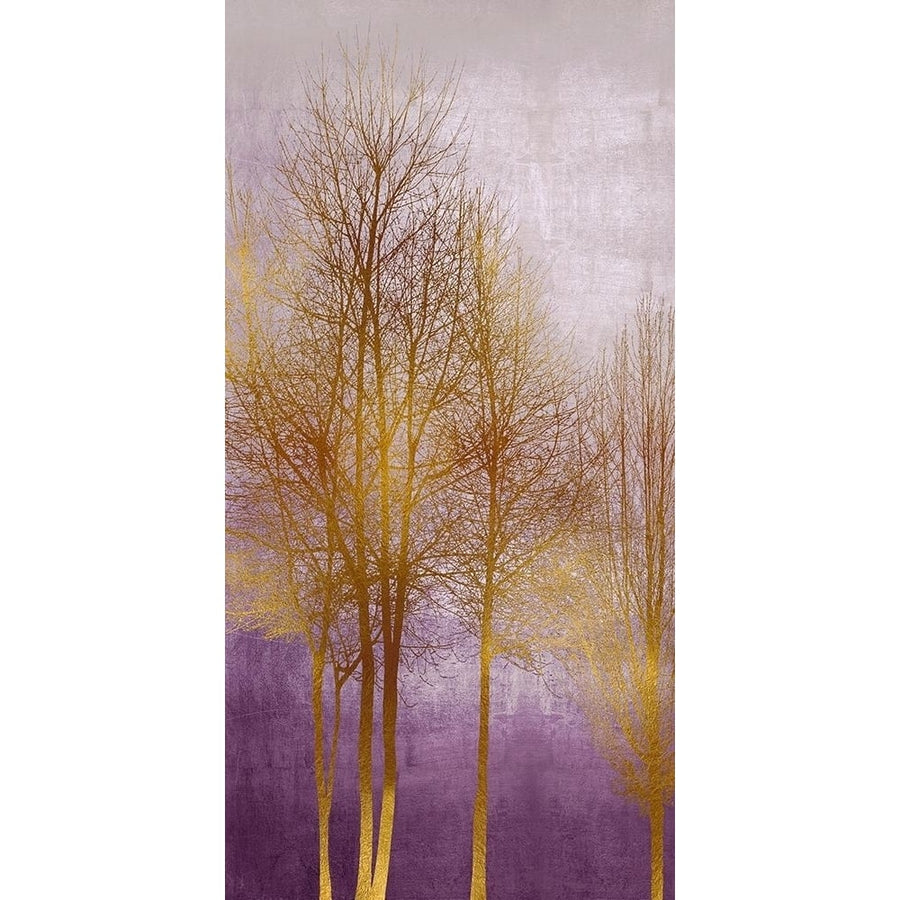 Gold Trees on Purple Panel II by Kate Bennett-VARPDXKTB117804 Image 1