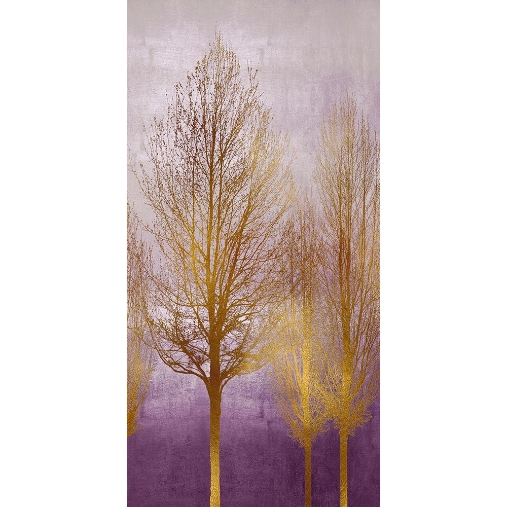 Gold Trees on Purple Panel I by Kate Bennett-VARPDXKTB117803 Image 1