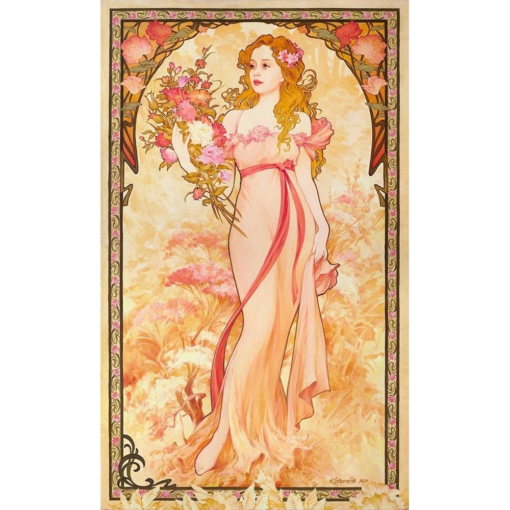 Flower nymph Poster Print by Vladimir Kovalev-VARPDXKV2 Image 1