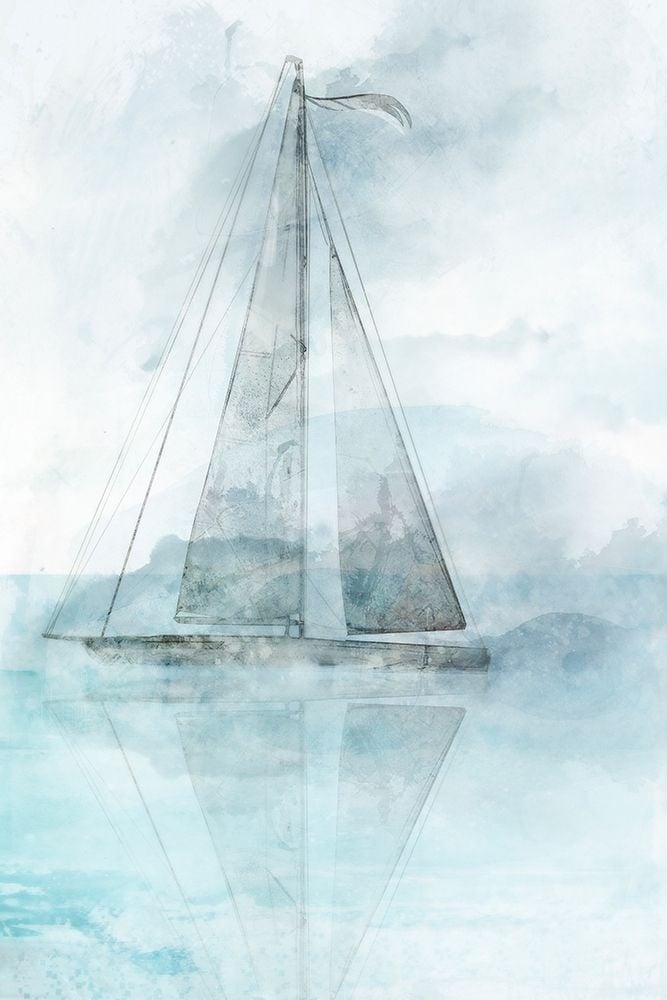 Sailing Boat II Poster Print by Ken Roko-VARPDXKX102A Image 1