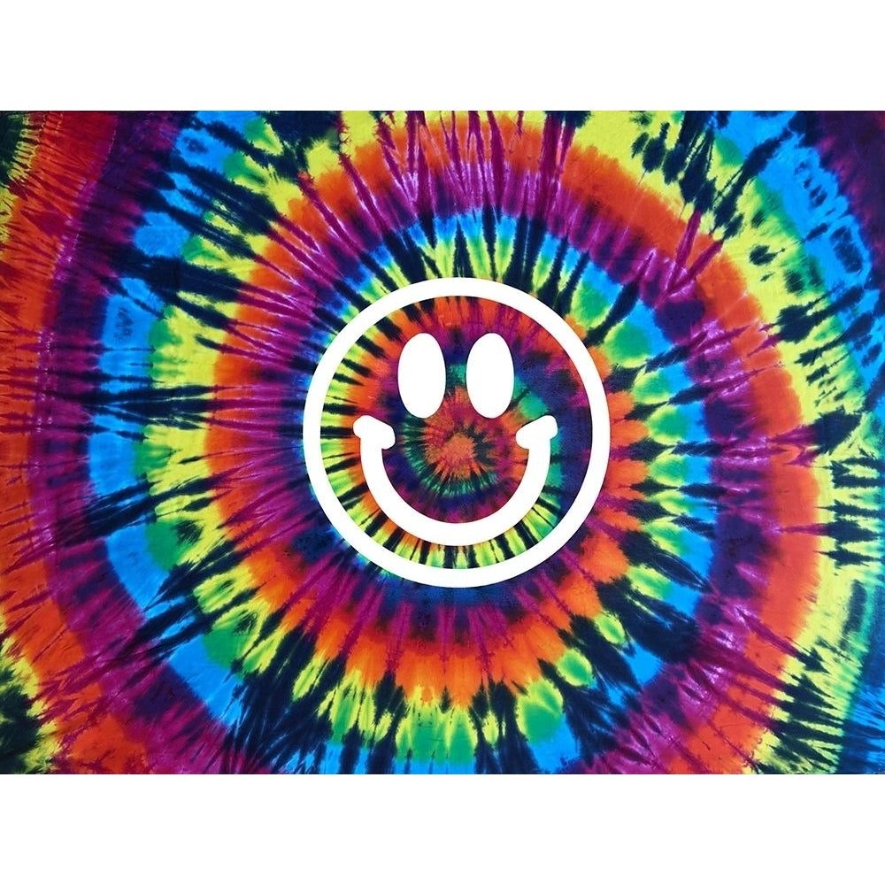 Tie Dye Rainbow Happy Face Poster Print by Molly Kearns-VARPDXKYS116913 Image 1