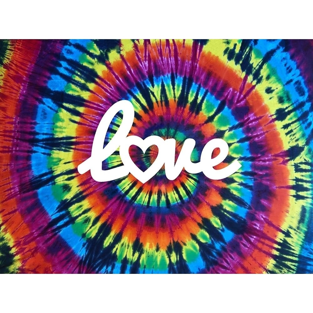 Tie Dye Rainbow Love II Poster Print by Molly Kearns-VARPDXKYS116915 Image 1