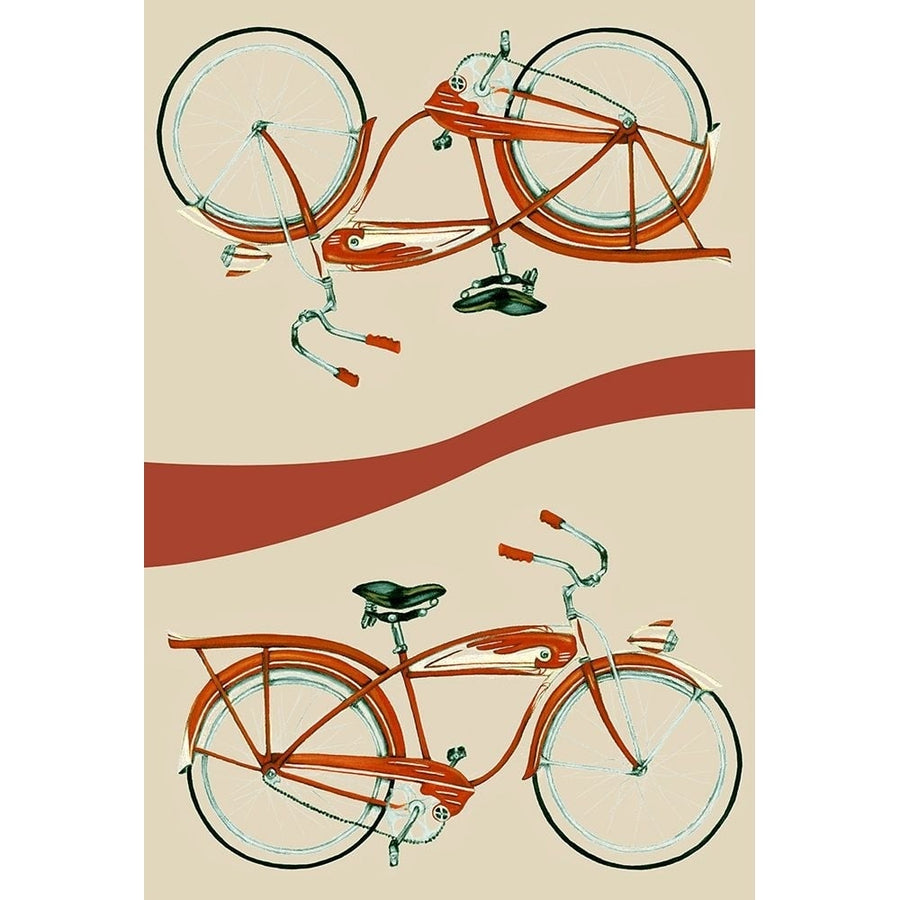 Retro Bike Collection E Poster Print - Jennifer Goldberger-VARPDXL000069E Image 1