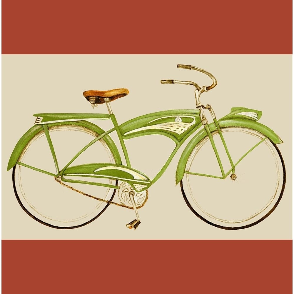 Retro Bike Collection H Poster Print - Jennifer Goldberger-VARPDXL000069H Image 1