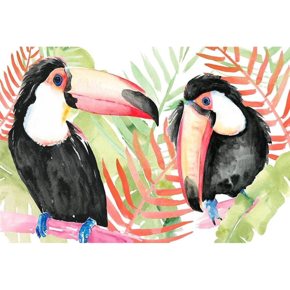 Toucan Palms Collection A Poster Print - Jennifer Paxton Parker-VARPDXL000980A Image 1