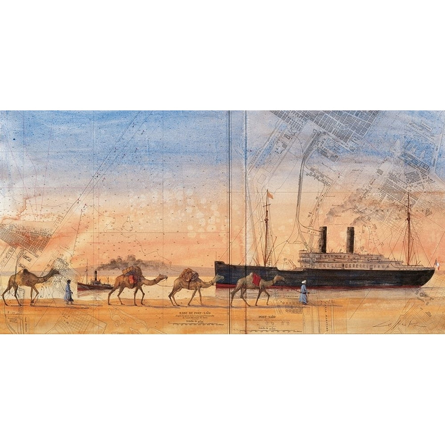 Port Said Poster Print by Philippe Letestu-VARPDXL070 Image 1