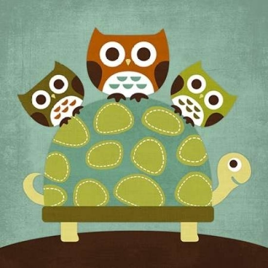 Three Owls on Turtle Poster Print by Nancy Lee-VARPDXL610D Image 2