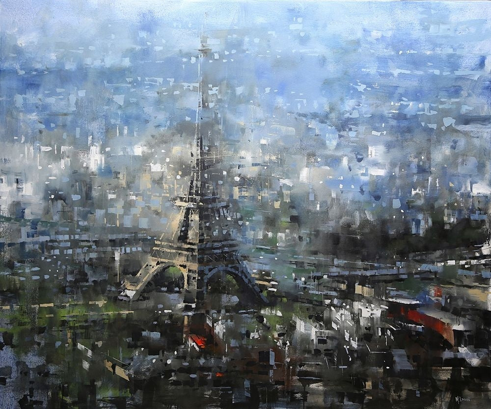 Blue Paris Poster Print by Mark Lague-VARPDXL889D Image 1