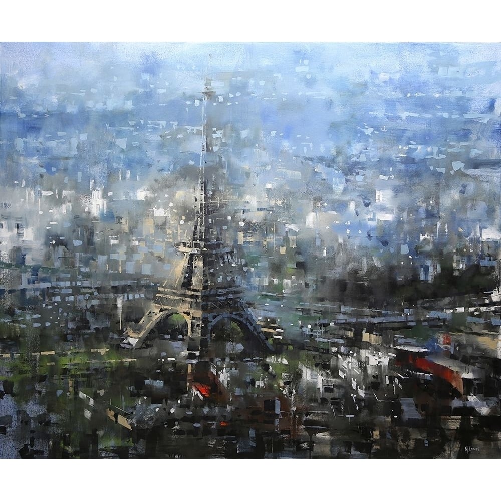 Blue Paris Poster Print by Mark Lague-VARPDXL889D Image 1