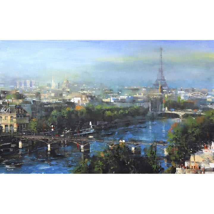 Paris Pedestrian Bridge Poster Print by Mark Lague-VARPDXL896D Image 1