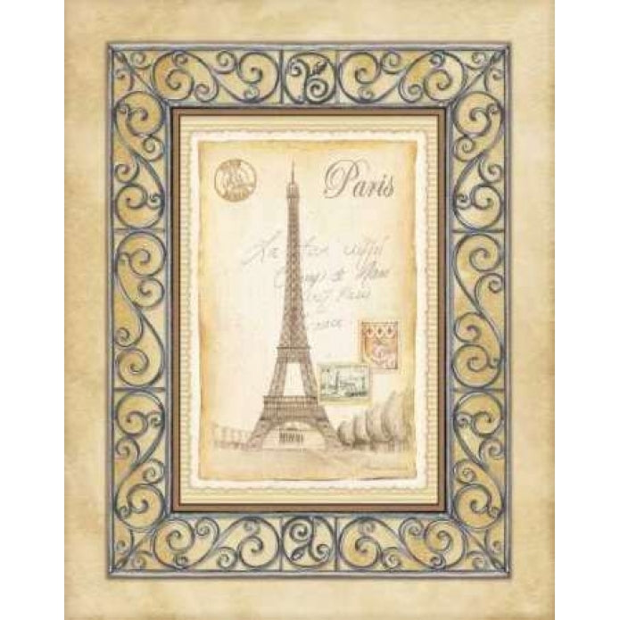 Paris Postcard Poster Print by Andrea Laliberte-VARPDXLAL047 Image 1