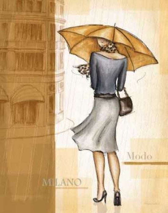 Rain Milano Poster Print by Andrea Laliberte-VARPDXLAL066 Image 1