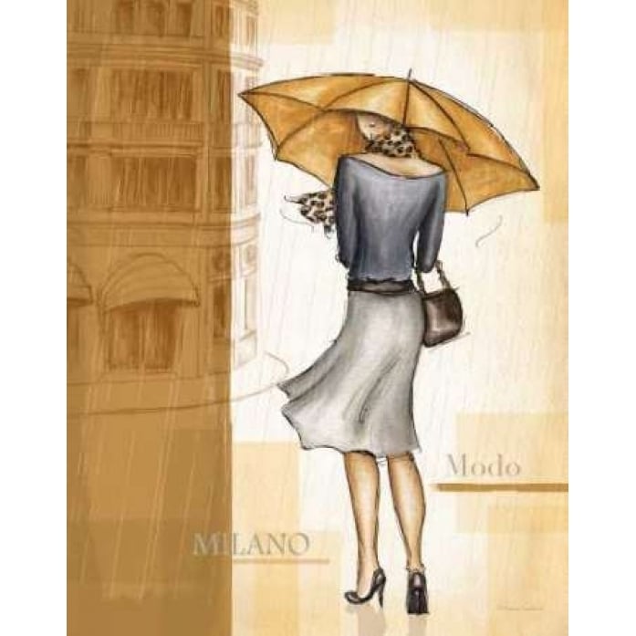 Rain Milano Poster Print by Andrea Laliberte-VARPDXLAL066 Image 1