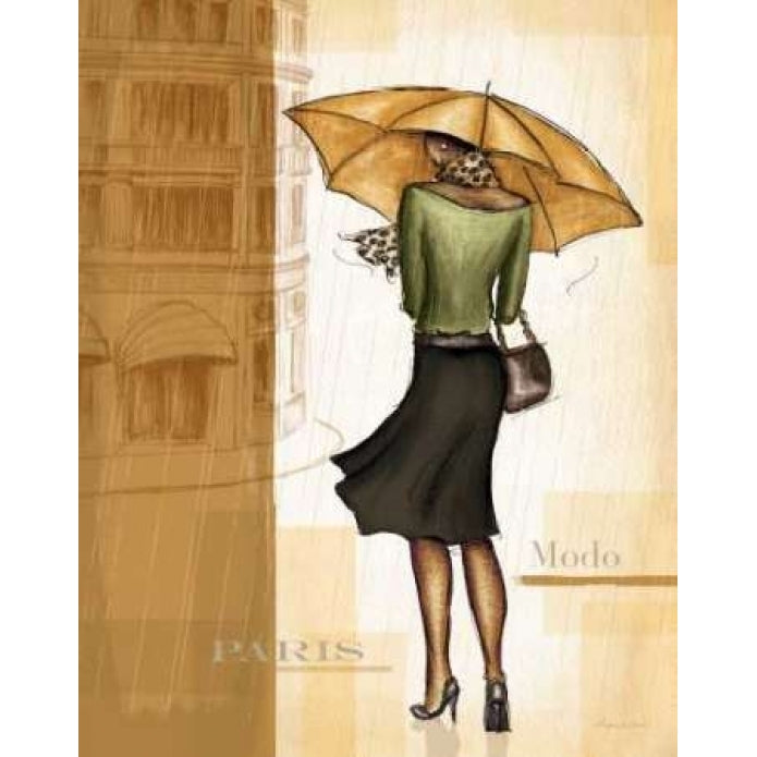 Golden Rain Paris Poster Print by Andrea Laliberte-VARPDXLAL086 Image 2