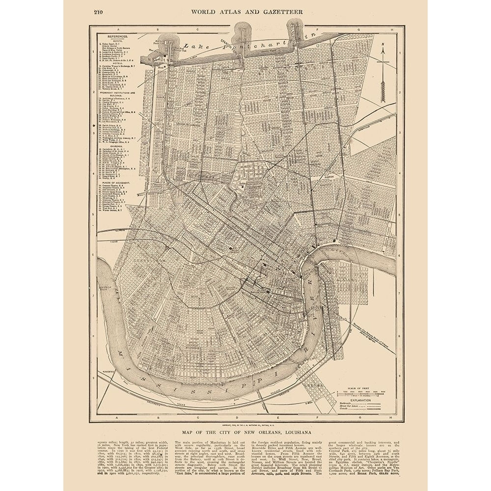 Orleans Louisiana - Reynold 1921 Poster Print by Reynold Reynold-VARPDXLANO0002 Image 1