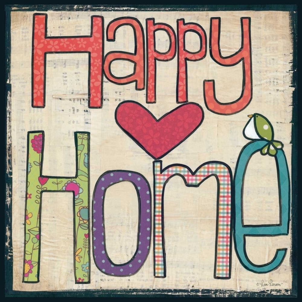 Happy Home Poster Print by Lisa Larson-VARPDXLAR331 Image 1