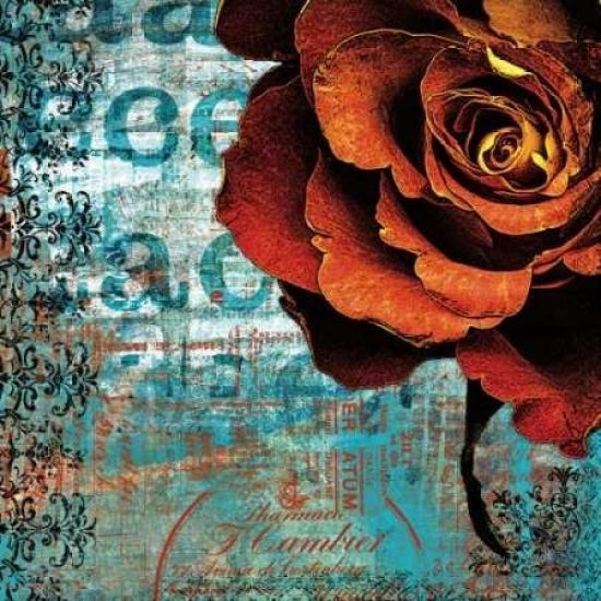 Graffiti Rose Poster Print by Christina Lazar Schuler-VARPDXLCP200 Image 1