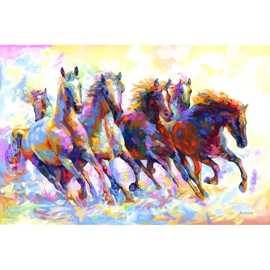 Wild Horses Running Poster Print - Leon Devenice-VARPDXLD0001 Image 1