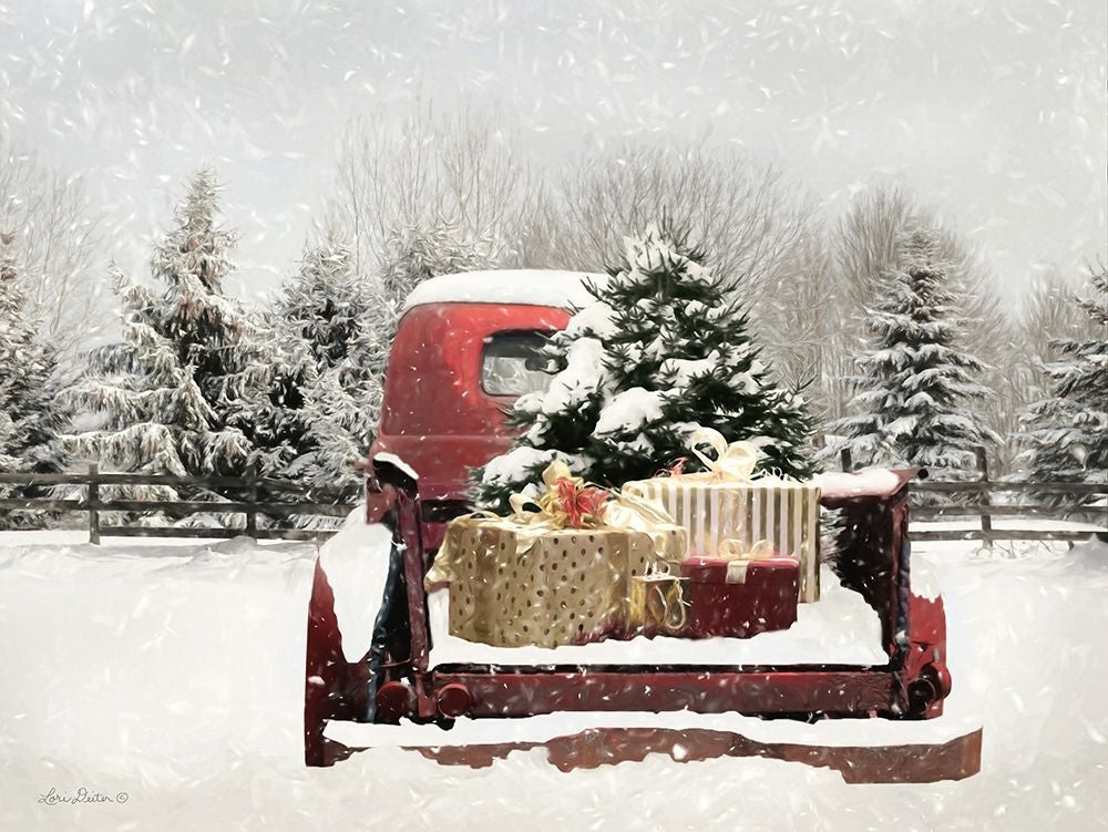 Snowy Presents Poster Print by Lori Deiter-VARPDXLD1503 Image 1